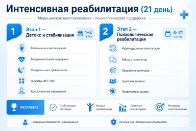 Реабилитация за 21 день в Наро-Фоминске
